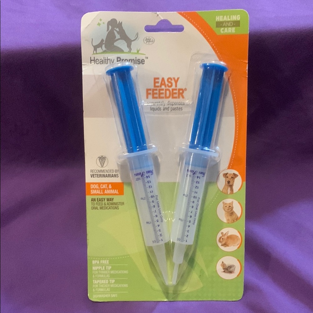 NWT Healthy Promise Easy Feeder Syringes